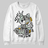 Jordan 1 Retro Low OG Year of the Snake (2025) DopeSkill Sweatshirt Smile Through The Pain Graphic Streetwear - White 