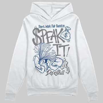 Jordan 9 Retro 'Flint Grey' 2026 DopeSkill Hoodie Sweatshirt Speak It Graphic Streetwear - White 