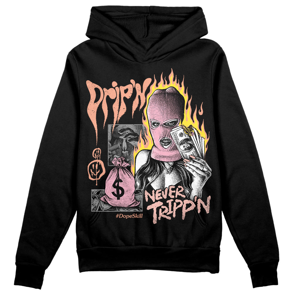 Jordan 11 Low “Legend Pink” DopeSkill Hoodie Sweatshirt Drip'n Never Tripp'n Graphic Streetwear - Black