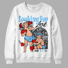 Travis Scott x Jordan 4 Retro 'Cactus Jack' DopeSkill Sweatshirt Looking For Love Graphic Streetwear - White