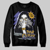 Jordan 4 Retro Lakers DopeSkill Sweatshirt NPC Graphic Streetwear - black