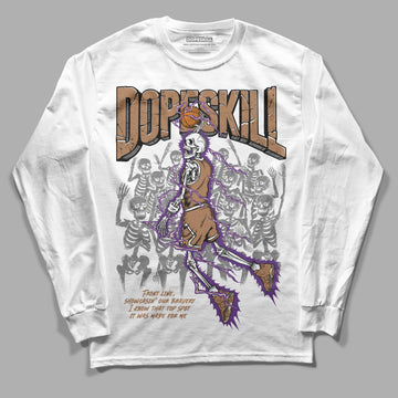 Jordan 6 WMNS Gore-Tex Brown Kelp DopeSkill Long Sleeve T-Shirt Thunder Dunk Graphic Streetwear - WHite