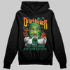 Green Sneakers DopeSkill Hoodie Sweatshirt Drip Harder Graphic Streetwear - Black