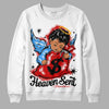 Jordan 1 Low OG “Black Toe” DopeSkill Sweatshirt Heaven Sent Graphic Streetwear - White