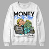 Jordan 5 Aqua DopeSkill Sweatshirt MOMM Graphic Streetwear - White