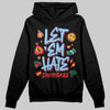 University Blue Sneakers DopeSkill Hoodie Sweatshirt Let 'em Hate Graphic Streetwear - Black