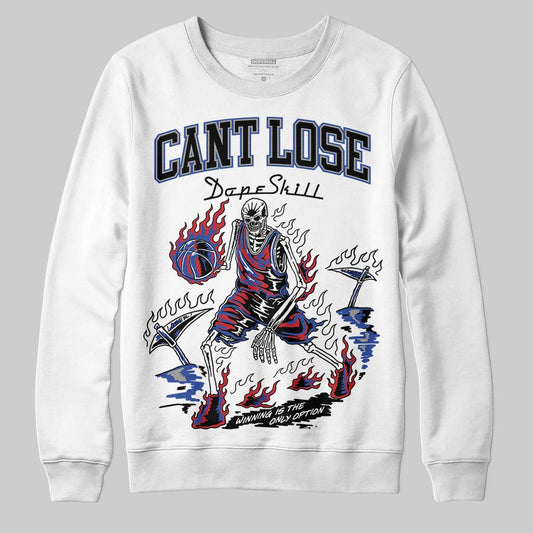 Jordan 4 “Rare Air” DopeSkill Sweatshirt Cant Lose Graphic Streetwear - White