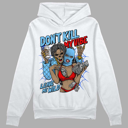 Travis Scott x Jordan 4 Retro 'Cactus Jack'  DopeSkill Hoodie Sweatshirt Don't Kill My Vibe Graphic Streetwear - White 