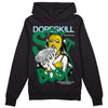 Jordan 5 “Lucky Green” DopeSkill Hoodie Sweatshirt Stay It Busy Graphic Streetwear - Black