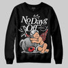 Jordan 11 “Bred Velvet” DopeSkill Sweatshirt New No Days Off Graphic Streetwear - black