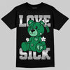 Green Sneakers DopeSkill T-Shirt Love Sick Graphic Streetwear - black
