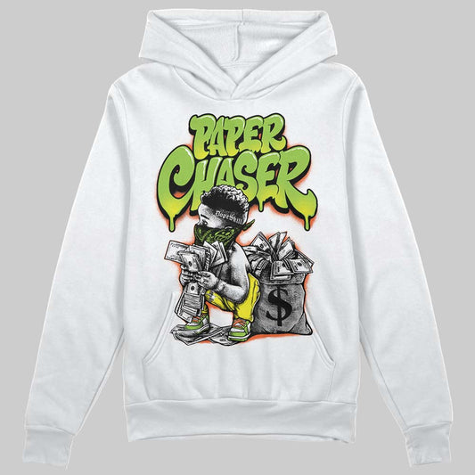 Neon Green Sneakers DopeSkill Hoodie Sweatshirt Paper Chaser Boy Graphic Streetwear - White
