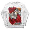 Jordan 4 Retro Red Cement DopeSkill Long Sleeve T-Shirt Stackin Mines Graphic Streetwear - White