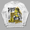 Jordan 4 Retro “Vivid Sulfur” DopeSkill Long Sleeve T-Shirt Drip'n Never Tripp'n Graphic Streetwear - White