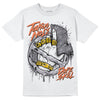 Jordan 2 Cement Grey DopeSkill T-Shirt Takin No L's Graphic Streetwear - White