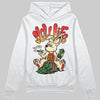 Red Sneakers DopeSkill Hoodie Sweatshirt Slow Life Graphic Streetwear - White
