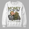 Jordan 4 Retro SE Craft Medium Olive DopeSkill Sweatshirt MOMM Graphic Streetwear - WHite