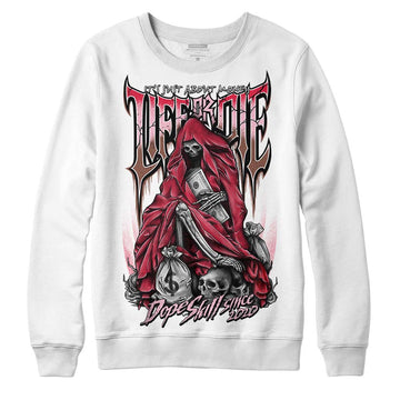 Dunk Low PRM Bacon DopeSkill Sweatshirt Life or Die Graphic Streetwear - White