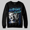 Royal Blue Sneakers DopeSkill Sweatshirt Fix Your Energy Graphic Streetwear - Black