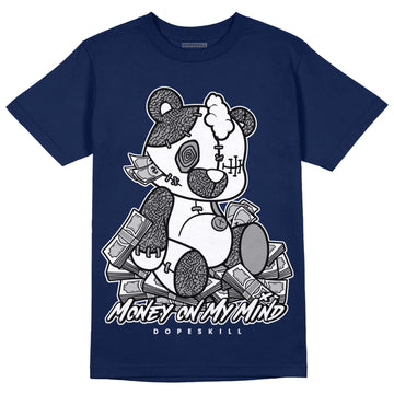 Jordan 3 "Midnight Navy" DopeSkill Navy T-shirt MOMM Bear Graphic Streetwear