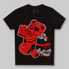 Chile Red 9s DopeSkill Toddler Kids T-shirt Bear Steals Sneaker Graphic