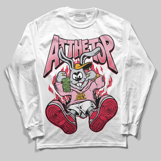 Dunk Low Valentine's Day (2026) DopeSkill Long Sleeve T-Shirt At The Top Graphic Streetwear - White