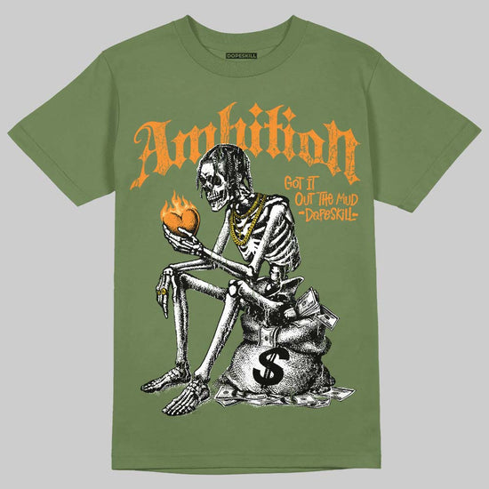Olive Sneakers DopeSkill T-Shirt Ambition Graphic Streetwear - Military Green