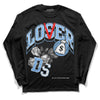 Jordan 9 Powder Blue DopeSkill Long Sleeve T-Shirt Loser Lover Graphic Streetwear - Black