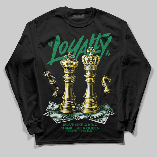Green Sneakers DopeSkill Long Sleeve T-Shirt Loyalty Graphic Streetwear - Black
