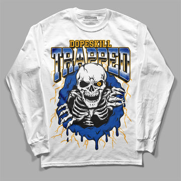 Dunk Blue Jay and University Gold DopeSkill Long Sleeve T-Shirt Trapped Halloween Graphic