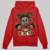 Red Sneakers DopeSkill Hoodie Two Sides Graphic Streetwear - Red