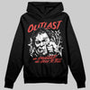 Black and White Sneakers DopeSkill Hoodie Outlast Graphic Streetwear - black