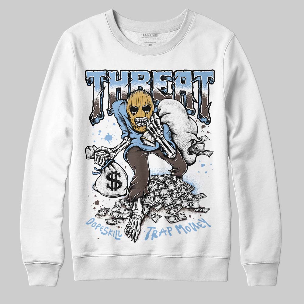 Adidas Handball Spezial ‘Light Blue’ DopeSkill Sweatshirt Threat Graphic Streetwear - WHite