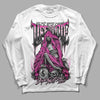 Pink Sneakers DopeSkill Long Sleeve T-Shirt Life or Die Graphic Streetwear - White