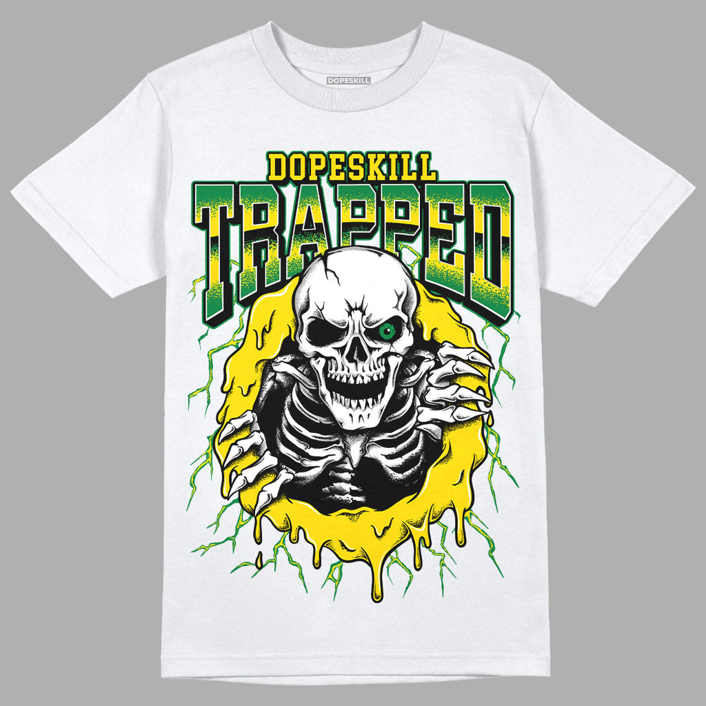 Dunk Low Reverse Brazil DopeSkill T-Shirt Trapped Halloween Graphic Streetwear - White
