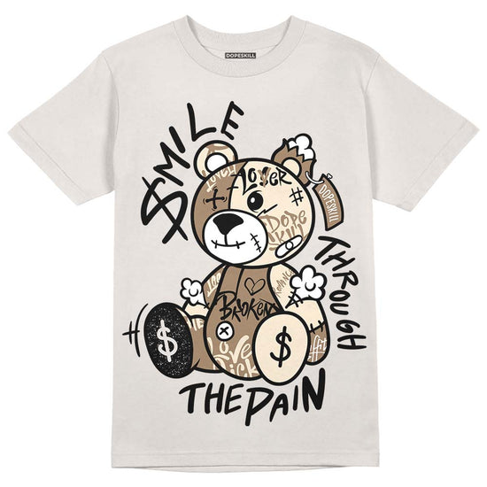 Jordan 5 SE “Sail” DopeSkill Sand T-shirt Smile Through The Pain Graphic Streetwear