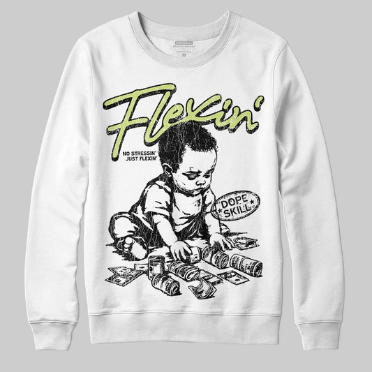 Jordan 11 “Inner Beast” DopeSkill Sweatshirt Flexin' Graphic Streetwear - White