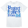 Dunk Low Argon DopeSkill T-Shirt Protect Me From Evil Graphic Streetwear - White