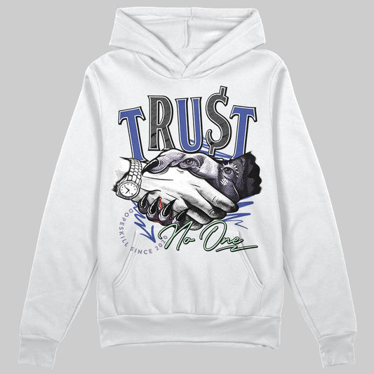 Jordan 1 Retro Low OG Zion Williamson Voodoo Alternate DopeSkill Hoodie Sweatshirt Trust No One Graphic Streetwear - White
