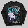 Jordan 8 Retro 'Aqua' 2025 DopeSkill Long Sleeve T-Shirt Speak It Graphic Streetwear - Black