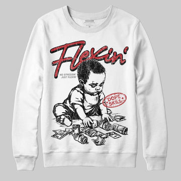 Jordan 8 Retro Bugs Bunny (2025) DopeSkill Sweatshirt Flexin' Graphic Streetwear - White