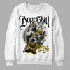 Jordan 4 Retro “Vivid Sulfur” DopeSkill Sweatshirt Money Loves Me Graphic Streetwear - White 