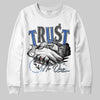 Awake NY x Jordan 5 Retro 'Black Racer Blue' DopeSkill Sweatshirt Trust No One Graphic Streetwear - White