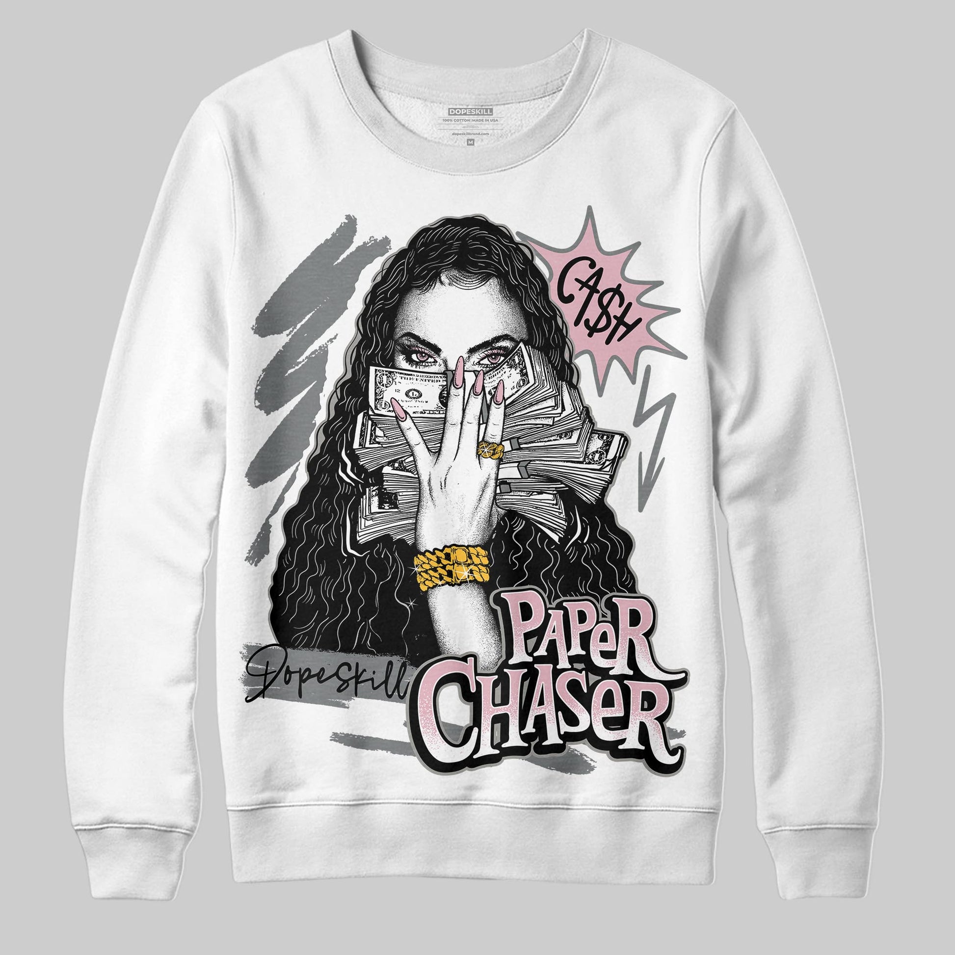 Air Max 95 OG “Pink Foam” DopeSkill Sweatshirt NPC Graphic Streetwear - White