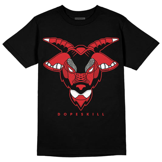Jordan 1 Retro High OG Patent Bred DopeSkill T-Shirt Sneaker Goat Graphic Streetwear - Black