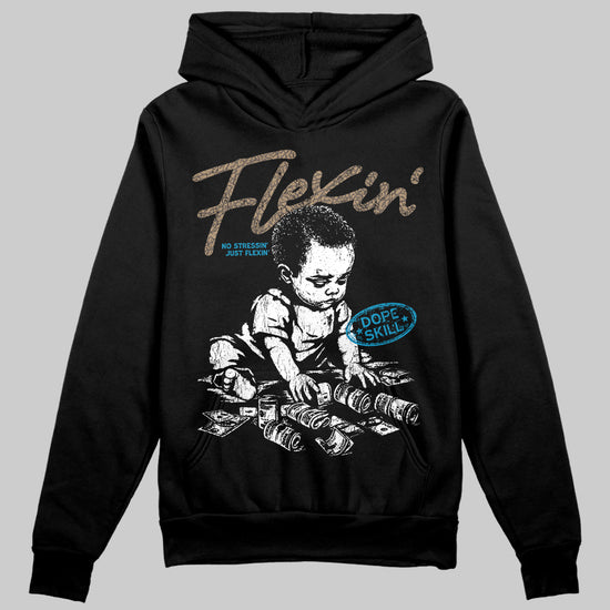 Jordan 3 GS “We Outside” DopeSkill Hoodie Sweatshirt Flexin' Graphic Streetwear - Black