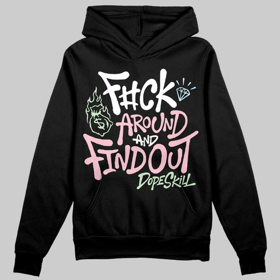 Jordan 4 Retro Valentine's Day (2026) (GS) DopeSkill Hoodie Sweatshirt F#ck Around And Find Out Graphic Streetwear - Black