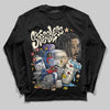 Jordan 17 Retro Low SP Infinite Archives DopeSkill Long Sleeve T-Shirt Stressless Graphic Streetwear - Black