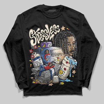 Jordan 17 Retro Low SP Infinite Archives DopeSkill Long Sleeve T-Shirt Stressless Graphic Streetwear - Black