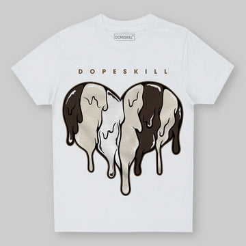 OG Reverse Mocha 1s Low DopeSkill Toddler Kids T-shirt Slime Drip Heart Graphic